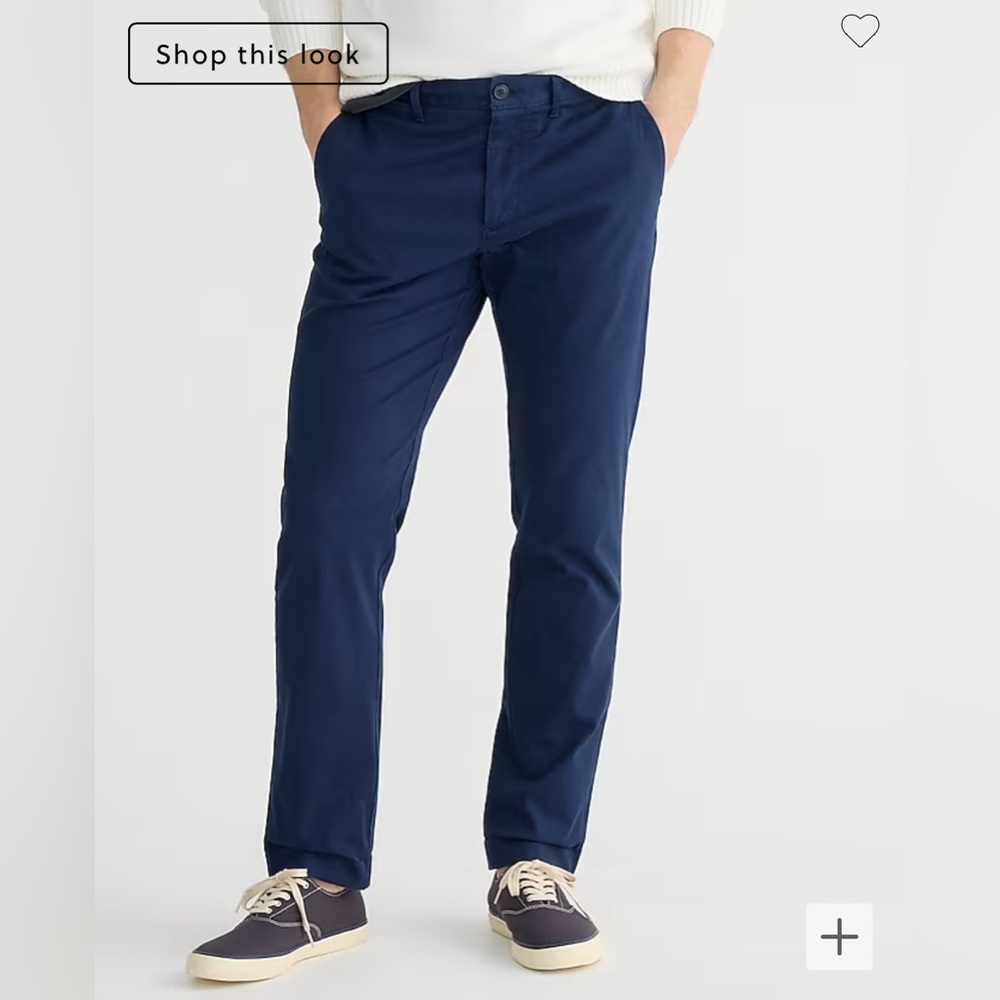 770 Straight-fit stretch chino pant 33/32 JCREW